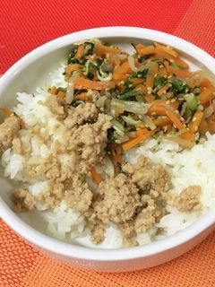 【保育園給食】ビビンバ丼-レシピのメイン写真