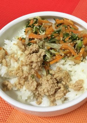 【保育園給食】ビビンバ丼-レシピのメイン写真