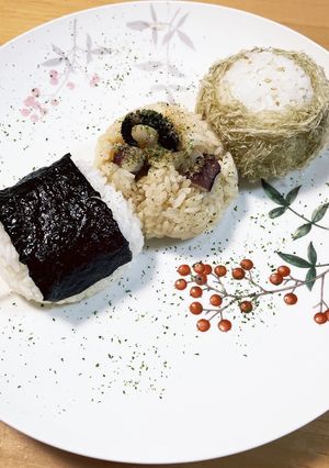 うまくて簡単！三色おにぎり♪-レシピのメイン写真