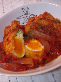☆お揚げ卵のトマトソース煮☆-レシピのメイン写真