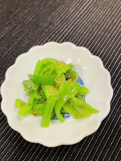 レンジで簡単、ピーマンのおかか和え-レシピのメイン写真