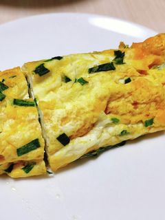 ふわふわ☆ニラ卵焼き-レシピのメイン写真