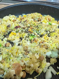 さつまいもの白菜と納豆チャーハン-レシピのメイン写真