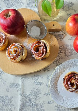 りんごの薔薇パイ-レシピのメイン写真