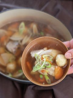 もちもちやわらか長芋すいとん-レシピのメイン写真