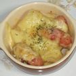 じゃがいもとウィンナーのマヨチーズ焼き❤