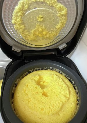 炊飯器でシフォン風（メープルシロップ）-レシピのメイン写真