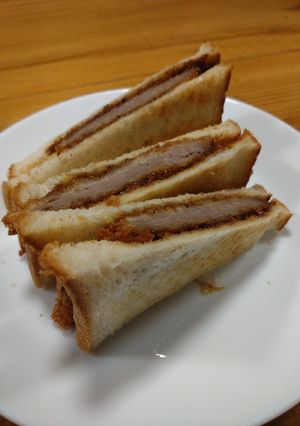 ＨＯＴ牛カツ　サンド-レシピのメイン写真