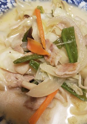 麺無しチャンポンです♪野菜とスープ絶妙-レシピのメイン写真