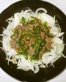 ひき肉ピーマンサラダ風♪冷え性に簡単薬膳