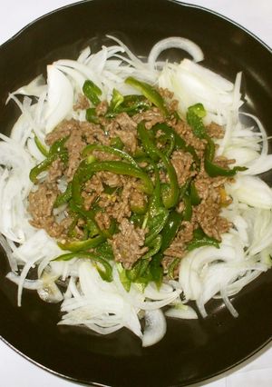 ひき肉ピーマンサラダ風♪冷え性に簡単薬膳-レシピのメイン写真
