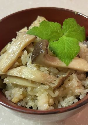 松茸ご飯風 松茸のお吸い物でエリンギご飯-レシピのメイン写真