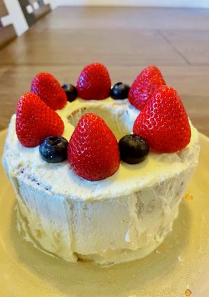バームクーヘン☆即興バースデーケーキ☆-レシピのメイン写真