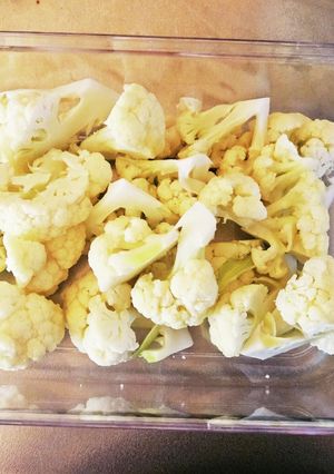 栄養たっぷり！！蒸しカリフラワー♪-レシピのメイン写真