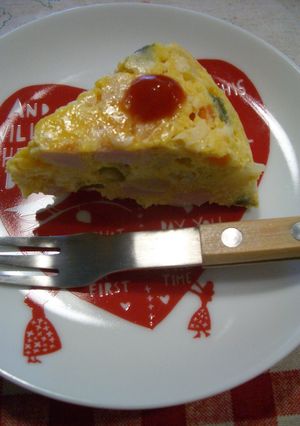 炊飯器で作る☆スペイン風オムレツ-レシピのメイン写真