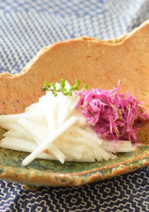 もってのほか（食用菊）と長芋の酢の物♪-レシピのメイン写真