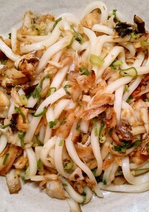 焼き麩入り塩サバの焼うどん-レシピのメイン写真