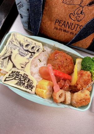 毎日高校男子弁当　ジョジョの奇妙な冒険-レシピのメイン写真