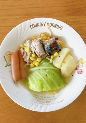 鯖缶キャベツたっぷりポトフ風♡-レシピのメイン写真