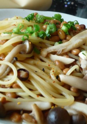 お試しあれっっ！！納豆ペペロンチーノ-レシピのメイン写真
