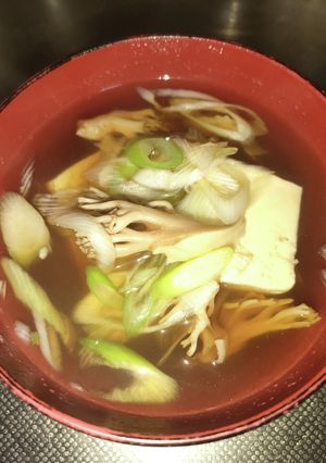 ホウキ茸の汁物-レシピのメイン写真