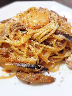 ナスと挽き肉のパスタ-レシピのメイン写真