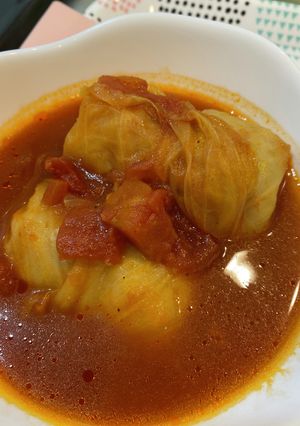 冷凍ロールキャベツのトマトスープ煮-レシピのメイン写真