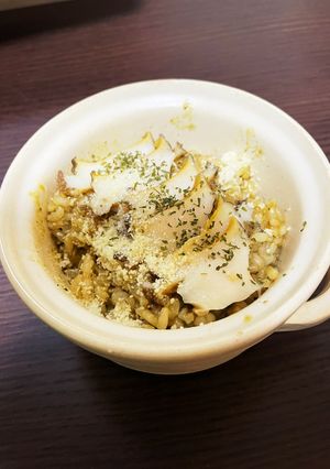 アワビの玄米リゾット-レシピのメイン写真