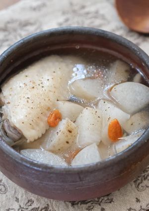 【秋の薬膳】長芋と鶏手羽の薬膳スープ-レシピのメイン写真