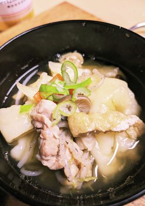 南部八戸せんべい汁☆ひっつみでも可☆-レシピのメイン写真