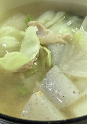 お野菜たっぷりのお味噌汁-レシピのメイン写真