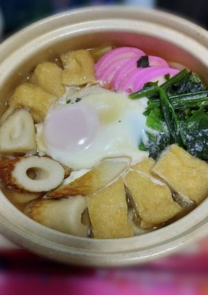 鍋焼うどん　簡単　めんつゆで-レシピのメイン写真