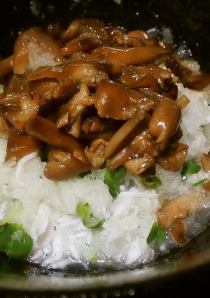 ナラタケ甘辛煮の大根おろし和え-レシピのメイン写真