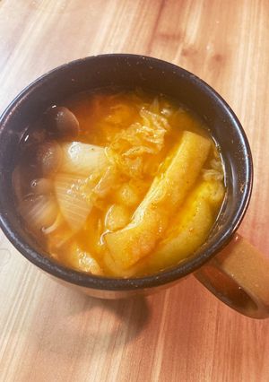 【レンチン】簡単♪キムチスープ★김칫국-レシピのメイン写真
