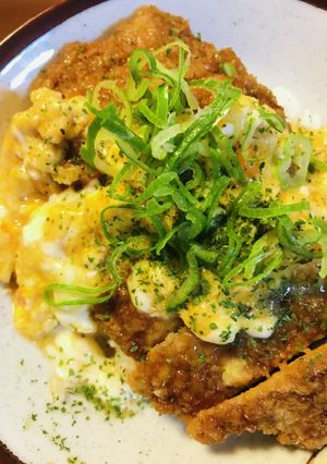 市販カツ●サンマカツの玉子丼-レシピのメイン写真