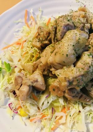 鶏肉専科●鶏もも肉の生姜レモン炒め-レシピのメイン写真