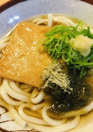 市販きつねうどん●葱生姜昆布の３点プラス-レシピのメイン写真