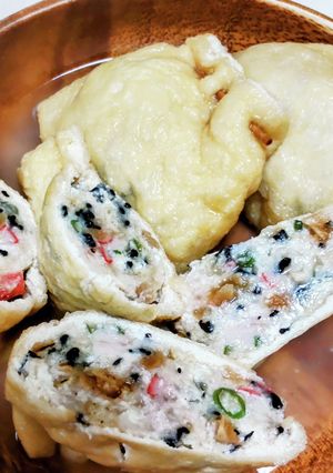 巾着に詰めて白だしで煮るだけよ～♡-レシピのメイン写真