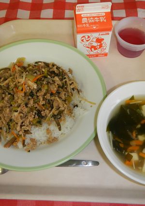 学校給食のビビンバ-レシピのメイン写真