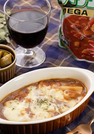 とろ～りチーズ餅カレー-レシピのメイン写真