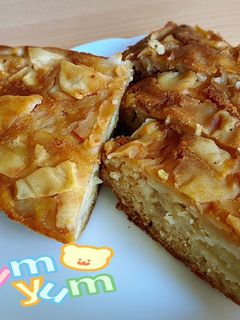 トースターで簡単!りんごの米粉ケーキ-レシピのメイン写真