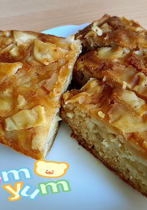トースターで簡単!りんごの米粉ケーキ-レシピのメイン写真