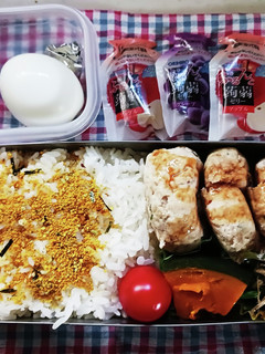つくねバーグ弁当(10.22)-レシピのメイン写真
