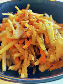 冷凍野菜できんぴらごぼう♡豚バラ入り-レシピのメイン写真