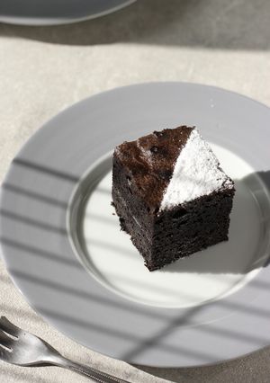 簡単！失敗なし！漆黒の【濃厚ブラウニー】-レシピのメイン写真