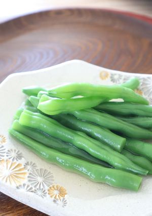 サヤインゲンの出汁浸し-レシピのメイン写真