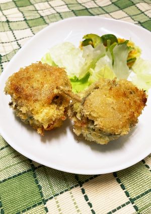 イワシ＆大葉＆チーズで　ロールフライ-レシピのメイン写真