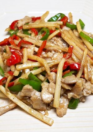 青椒肉絲(緑・赤ピーマン)-レシピのメイン写真