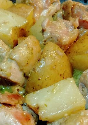 鶏肉とじゃがいものジェノベーゼソース和え-レシピのメイン写真