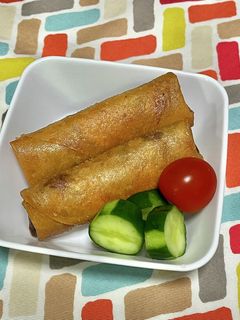 超簡単☆なっとう春巻き♪♪-レシピのメイン写真